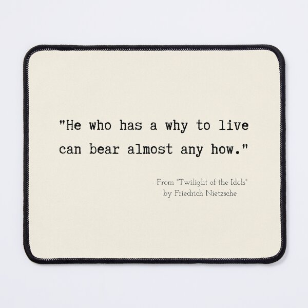 Item preview, A Quote about Despair from "Twilight of the Idols" by Friedrich Nietzsche designed and sold by Poemit.