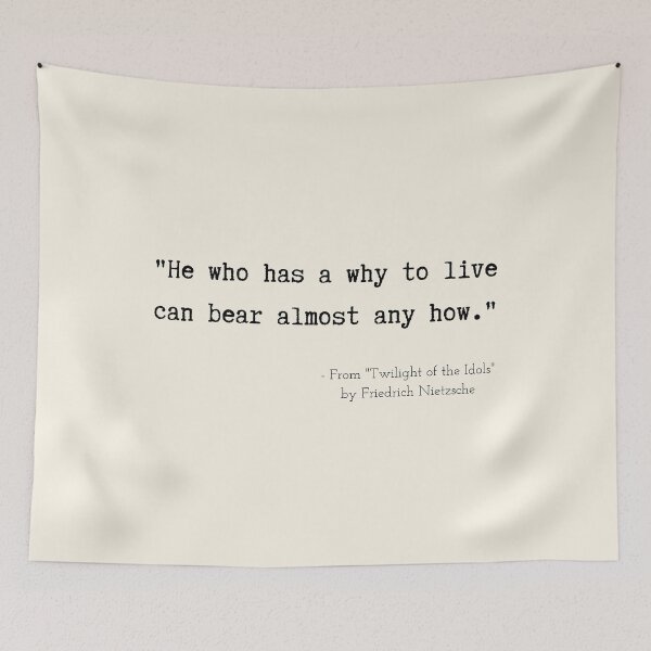 Item preview, A Quote about Despair from "Twilight of the Idols" by Friedrich Nietzsche designed and sold by Poemit.