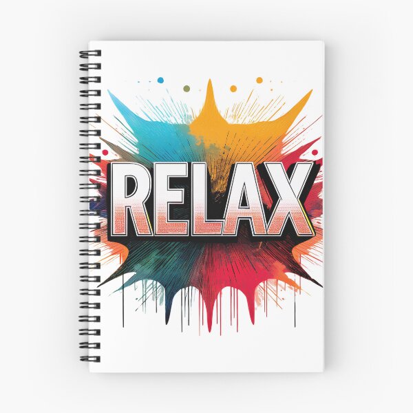 Item preview, Relax Comic Sound Effect – Bold Pop Art Design designed and sold by RaiyaTees.