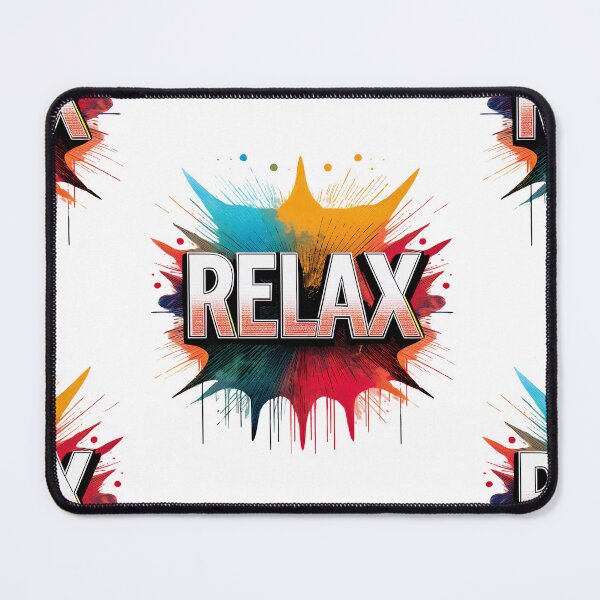 Item preview, Relax Comic Sound Effect – Bold Pop Art Design designed and sold by RaiyaTees.