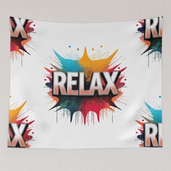 Item preview, Relax Comic Sound Effect – Bold Pop Art Design designed and sold by RaiyaTees.