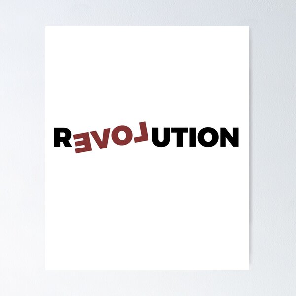 Item preview, REVOLUTION (LOVE) designed and sold by Ila Mandlik.