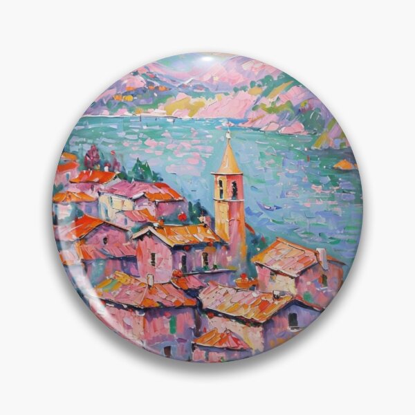 Item preview, Starry Festive Village by the Lake designed and sold by joejiing.