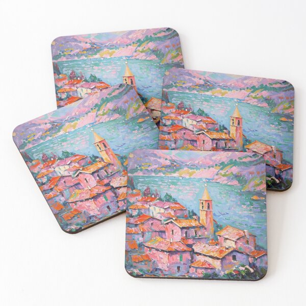 Item preview, Starry Festive Village by the Lake designed and sold by joejiing.