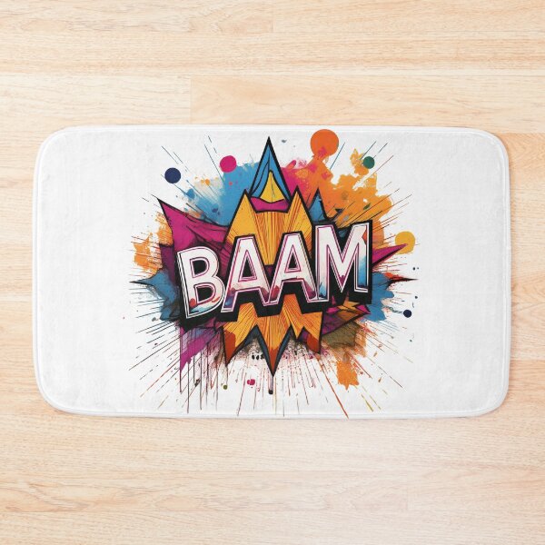 Item preview, Baam Comic Sound Effect – Bold Pop Art Design designed and sold by RaiyaTees.