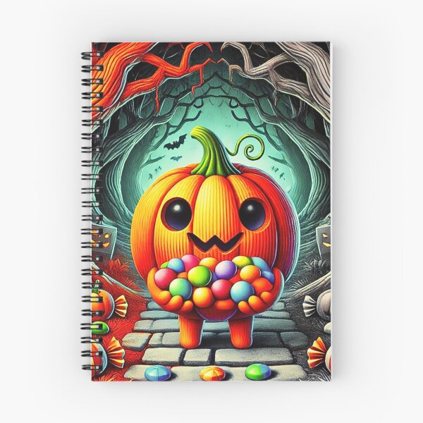 Item preview, Orange pumpkin in the dark forest designed and sold by L3tsPlayOn.