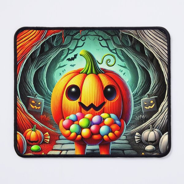 Item preview, Orange pumpkin in the dark forest designed and sold by L3tsPlayOn.