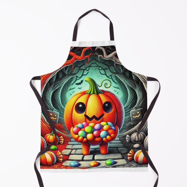 Item preview, Orange pumpkin in the dark forest designed and sold by L3tsPlayOn.