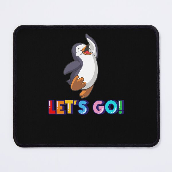Item preview, "Let’s Go" Energetic Penguin T-Shirt Design designed and sold by fashionsicon.