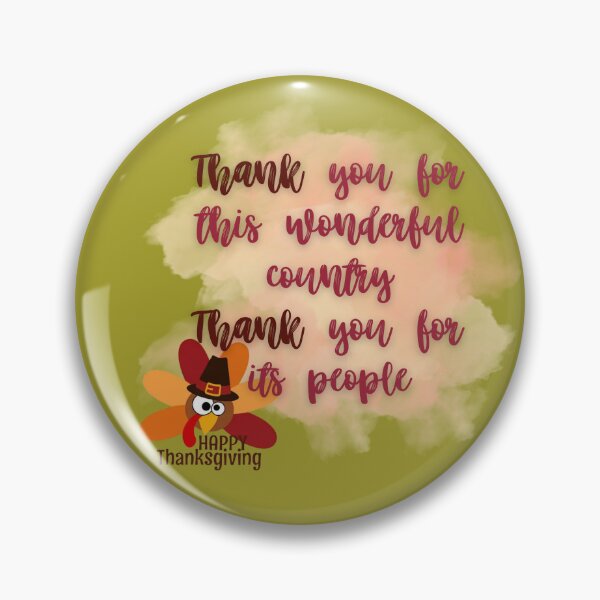 Item preview, Thank you for this wonderful country. Thank you for your people. designed and sold by FreeSoulLab.