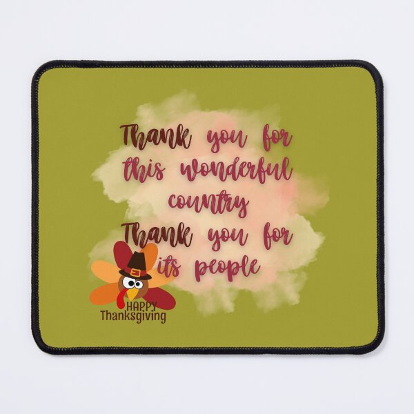 Item preview, Thank you for this wonderful country. Thank you for your people. designed and sold by FreeSoulLab.