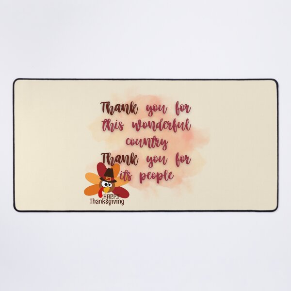 Item preview, Thank you for this wonderful country. Thank you for your people. designed and sold by FreeSoulLab.