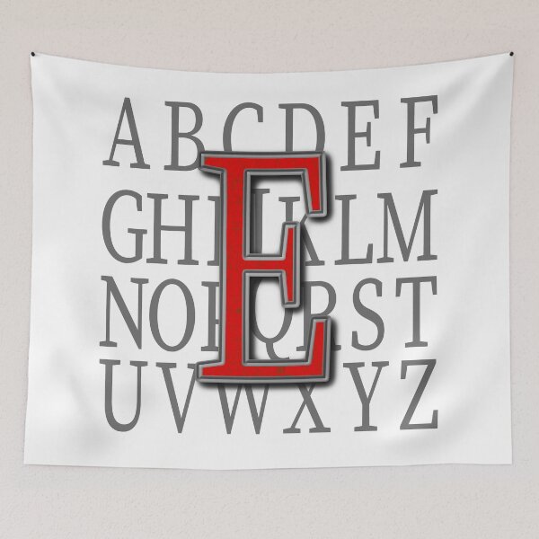 Item preview, Monogram E Design: stony designed and sold by leobrix.