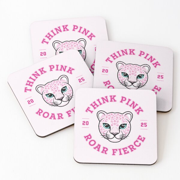Item preview, Think Pink Roar Fierce - Leopard designed and sold by miavaldez.