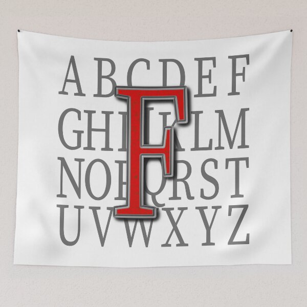 Item preview, Monogram F Design: stony designed and sold by leobrix.