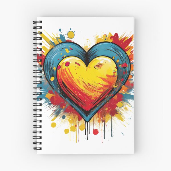 Item preview, Vibrant Heart Explosion – Dynamic Pop Art Design designed and sold by RaiyaTees.