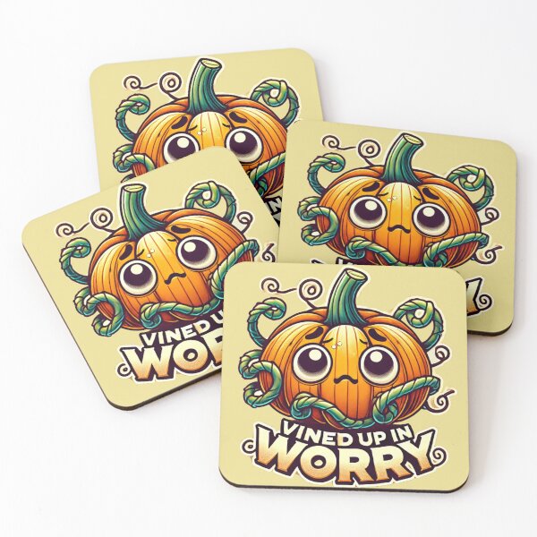 Item preview, Anxious Pumpkin- Vined Up in Worry designed and sold by Rajasekar.