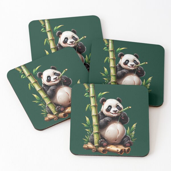 Item preview, Panda Chewing Bamboo Stick designed and sold by Bunmigraphics .