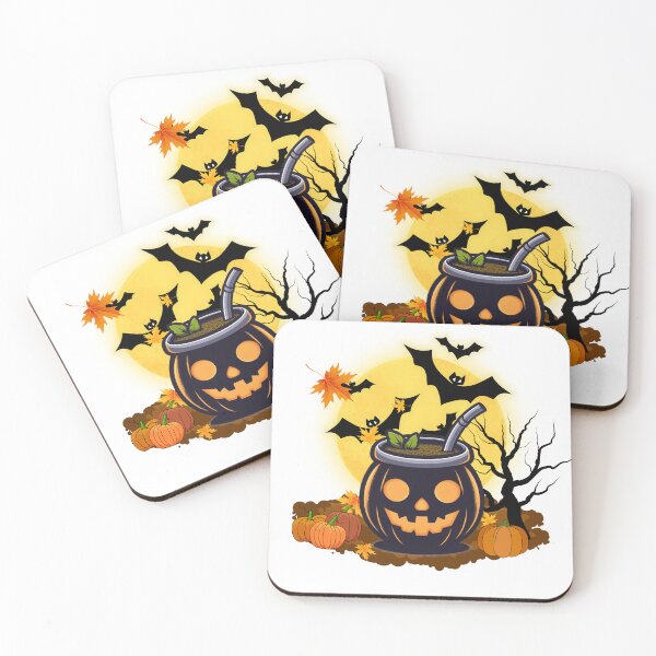 Item preview, Halloween yerba mate gourd pumpkin designed and sold by Domiska.