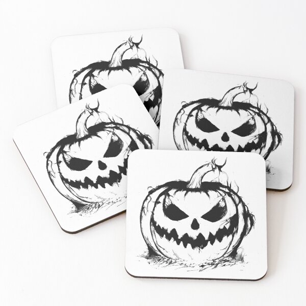 Item preview, Black spooky pumpkin, straight out of a horror movie designed and sold by Boogeyman Bill.