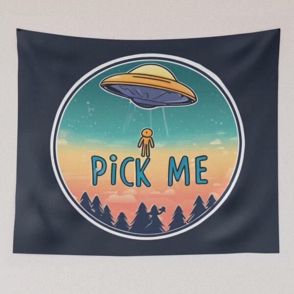 Item preview, UFO PICK ME designed and sold by Planetporridge.
