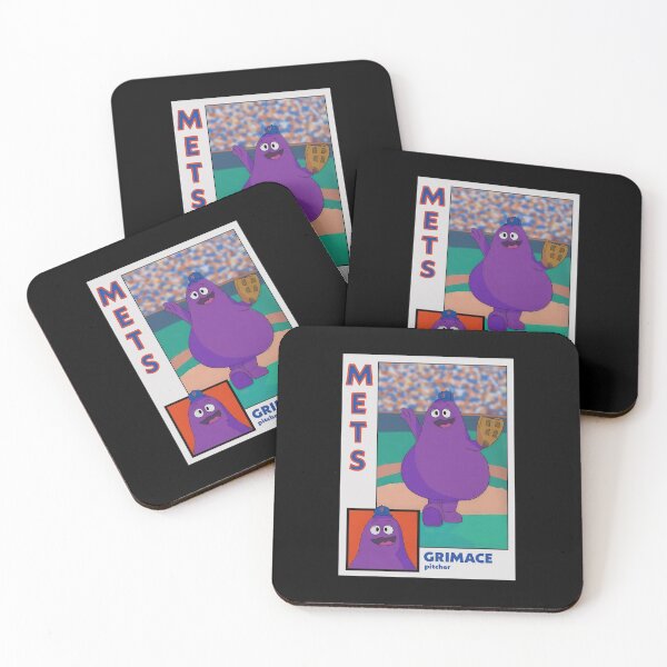 Item preview, Grimace Baseball Card designed and sold by ArtByGhaada.