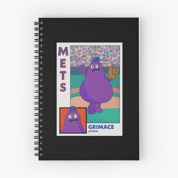 Item preview, Grimace Baseball Card designed and sold by ArtByGhaada.