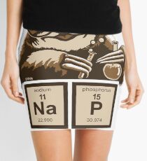 Chemistry sloth discovered nap Mini Skirt