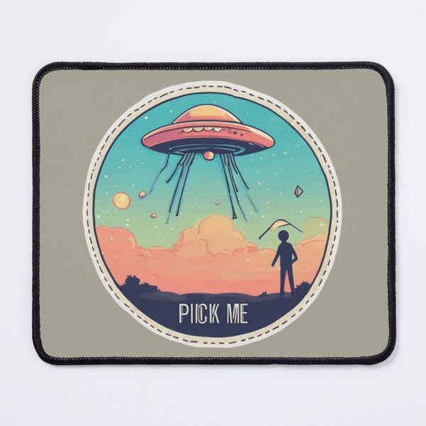 Item preview, UFO ART PICK ME designed and sold by Planetporridge.