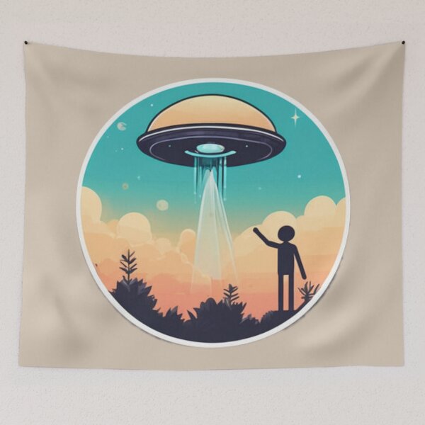 Item preview, UFO GRAPHIC designed and sold by Planetporridge.