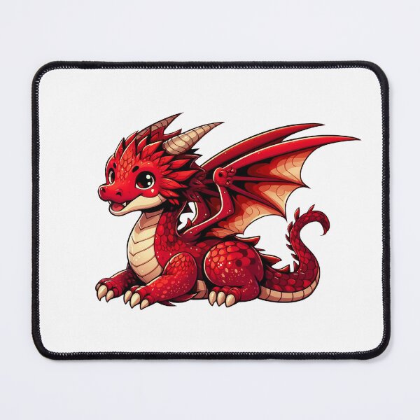 Item preview, Cute, red Welsh dragon, for kids and for adults designed and sold by iclipart.