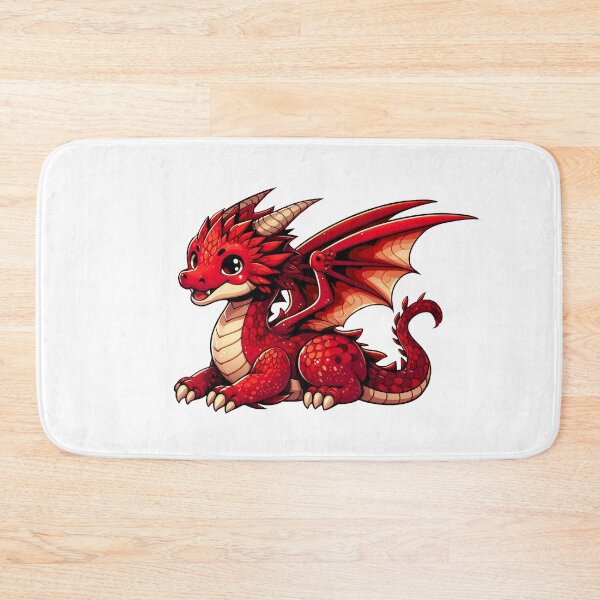 Item preview, Cute, red Welsh dragon, for kids and for adults designed and sold by iclipart.