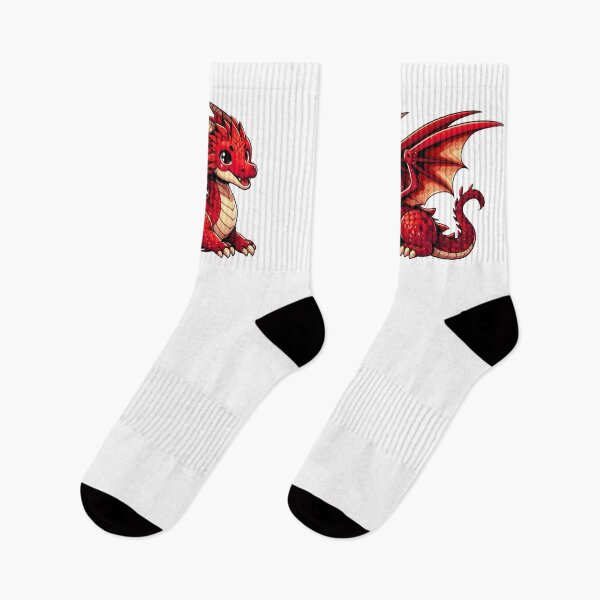 Item preview, Cute, red Welsh dragon, for kids and for adults designed and sold by iclipart.