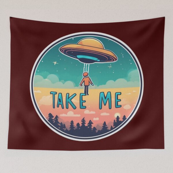 Item preview, UFO TAKE ME designed and sold by Planetporridge.