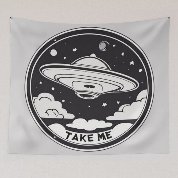 Item preview, Alien Abduction Design TAKE ME designed and sold by Planetporridge.