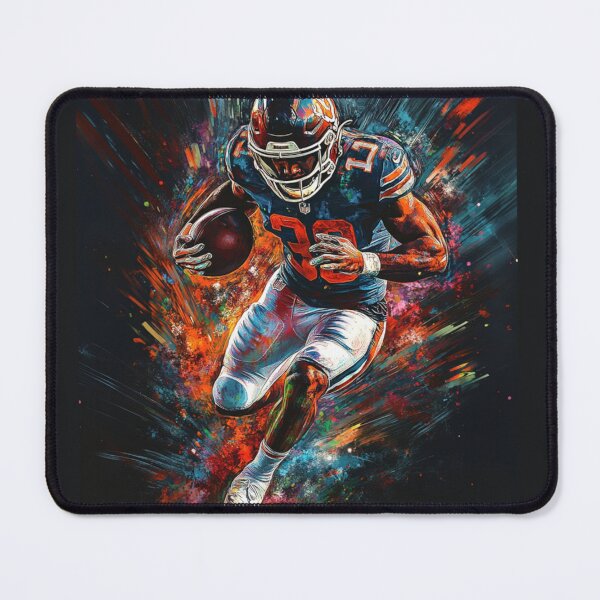 Item preview, American Footballer vibrant colours abstract Active Outdoors Inspired Art designed and sold by CDC40.