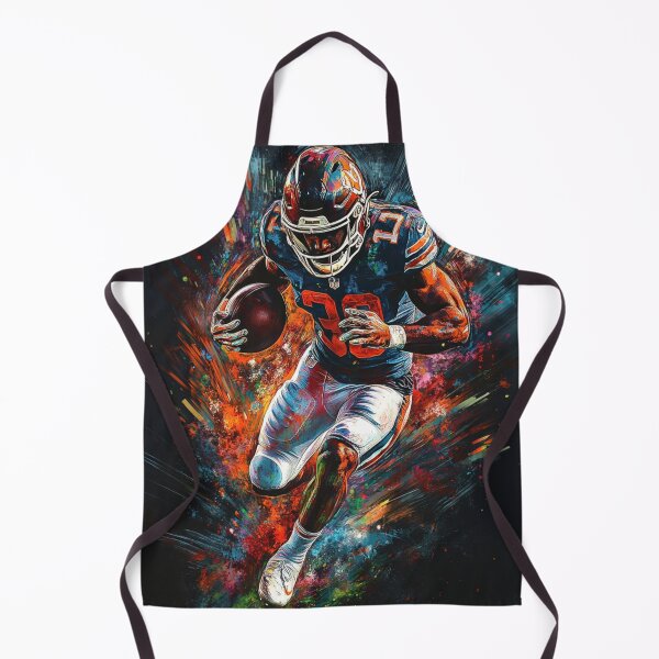 Item preview, American Footballer vibrant colours abstract Active Outdoors Inspired Art designed and sold by CDC40.