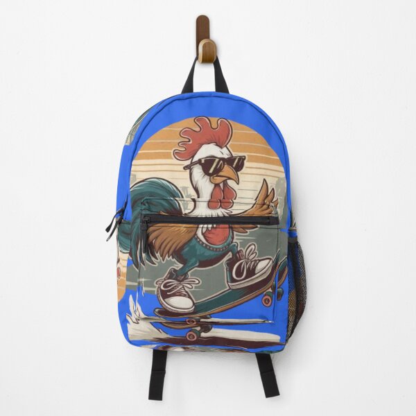 Item preview, Skateboarding cool rooster designed and sold by luna--design.