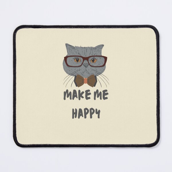Item preview, "Make Me Happy" Dapper Cat T-Shirt designed and sold by fashionsicon.
