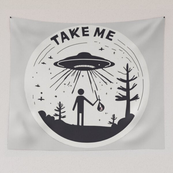 Item preview, Alien Ufo Take ME designed and sold by Planetporridge.
