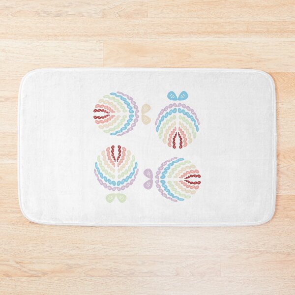 Item preview, Whimsical Trio Collection: Fish, Flower and Bug in Playful Form, Pattern, Unique designed and sold by villacreativa.