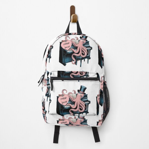 Item preview, Octopus playing piano, jazz , blues music, piano lover designed and sold by KolorellaS.
