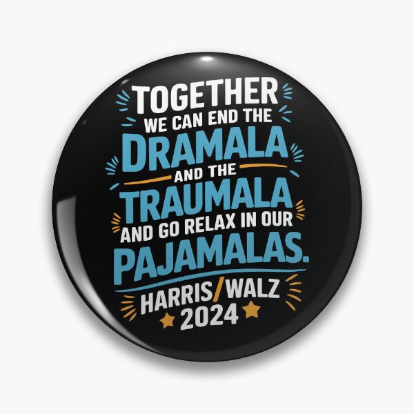 Item preview, Together We Can End the Dramala and the Traumala  Harris Walz 2024 Political Design designed and sold by NexaArts.