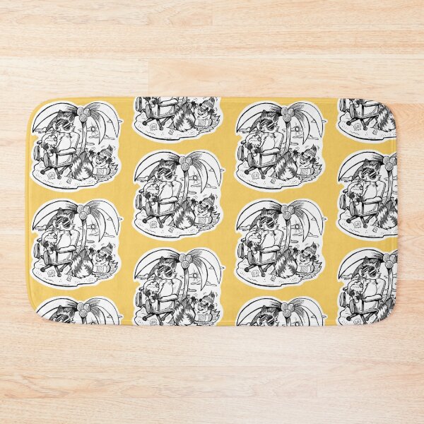 Item preview, Raccoons on a Beach Vacation designed and sold by skybluekitty.