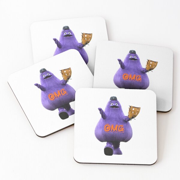 Item preview, OMG Grimace Fan designed and sold by ArtByGhaada.