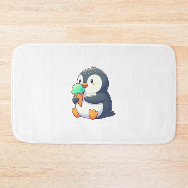 Item preview, penguin eating ice cream designed and sold by onceifixme.