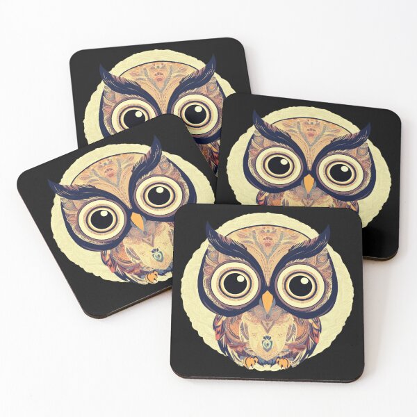 Item preview, Wise Owl Tribal designed and sold by Digitayaa.