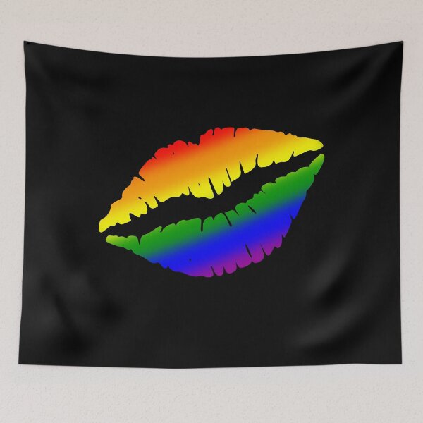 Item preview, Rainbow Kissy Lips designed and sold by flippinsg.