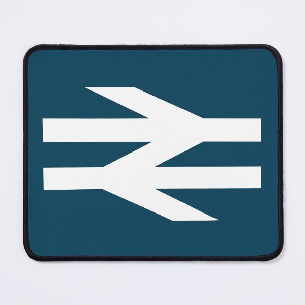 Item preview, British Rail Double Arrow logo in white on BR Blue designed and sold by Random Railways.
