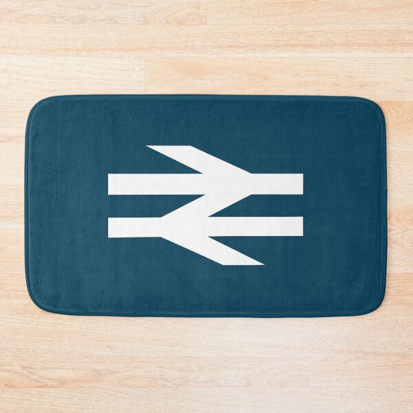 Item preview, British Rail Double Arrow logo in white on BR Blue designed and sold by Random Railways.